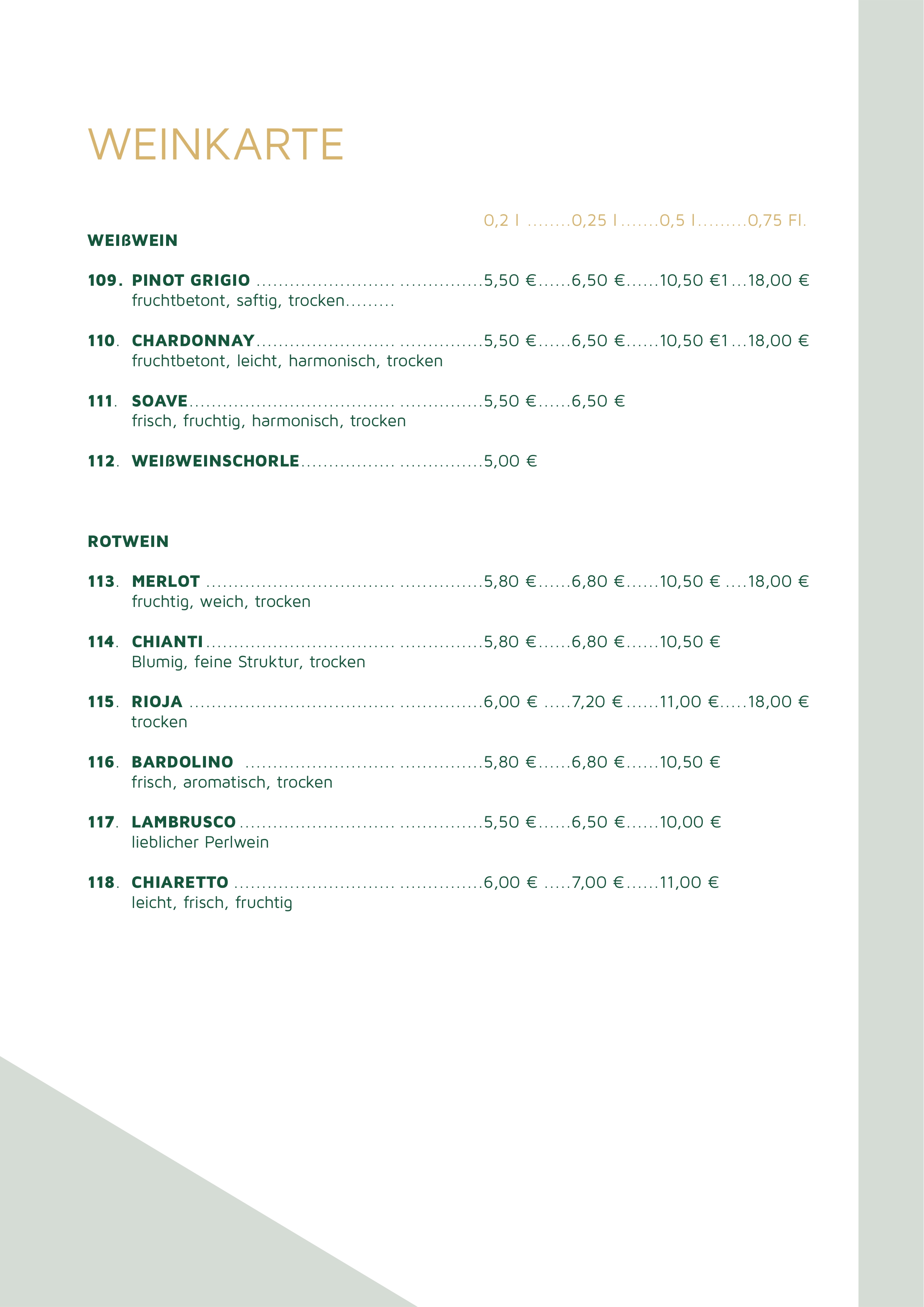 Speisekarte Seite 7